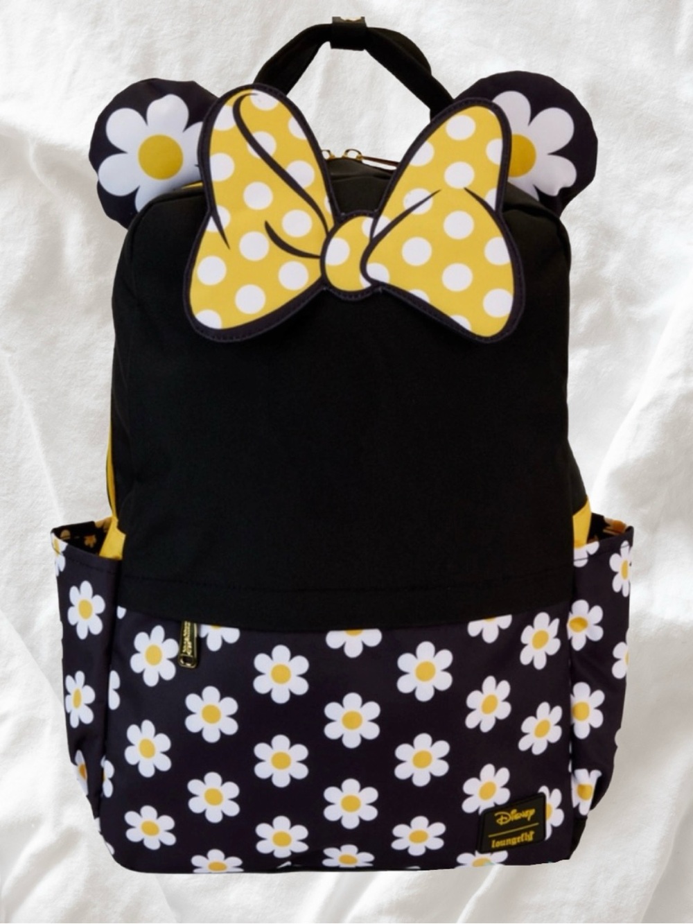 Loungefly Disney Minnie Mouse Daisy All-Over Print Nylon Full-Size Backpack